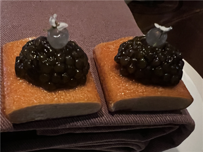 cheese and onion canape